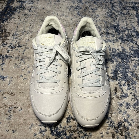 Reebok White Classic Leather SP Lace-Up Sneakers Size 10.5 - Picture 4 of 10